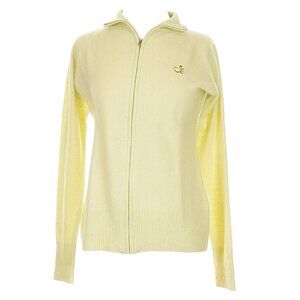 PETER MILLAR MASTERS Full Zip Sweater Cardigan 100% Cashmere Women's Small